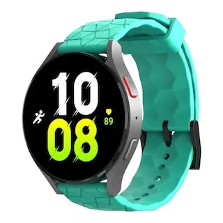 Samsung Galaxy Watch 6 Classic (47mm) compatible Silicone Football Pattern Watch Straps