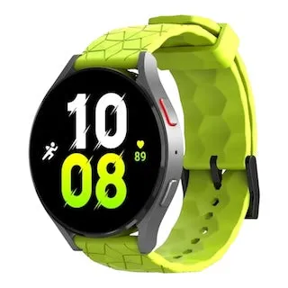 Samsung Galaxy Watch 6 Classic (47mm) compatible Silicone Football Pattern Watch Straps