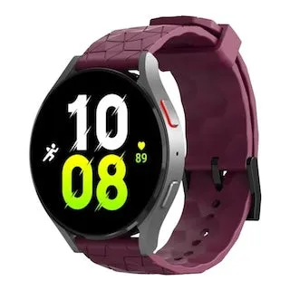 Samsung Galaxy Watch 6 Classic (47mm) compatible Silicone Football Pattern Watch Straps