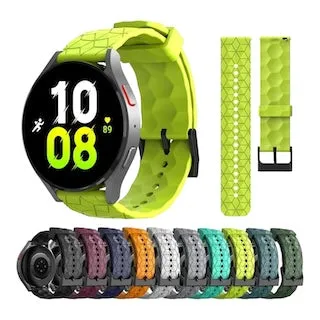 Samsung Galaxy Watch 6 Classic (47mm) compatible Silicone Football Pattern Watch Straps