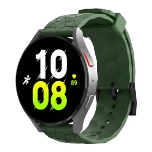 Samsung Galaxy Watch 6 Classic (47mm) compatible Silicone Football Pattern Watch Straps