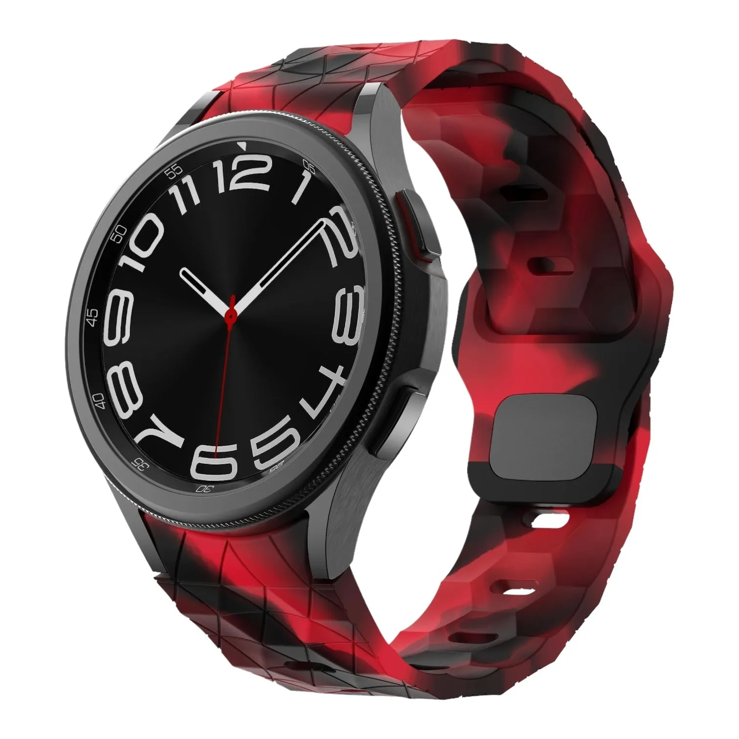 Samsung Galaxy Watch 6 Classic (47mm) compatible Silicone Football Pattern Watch Straps