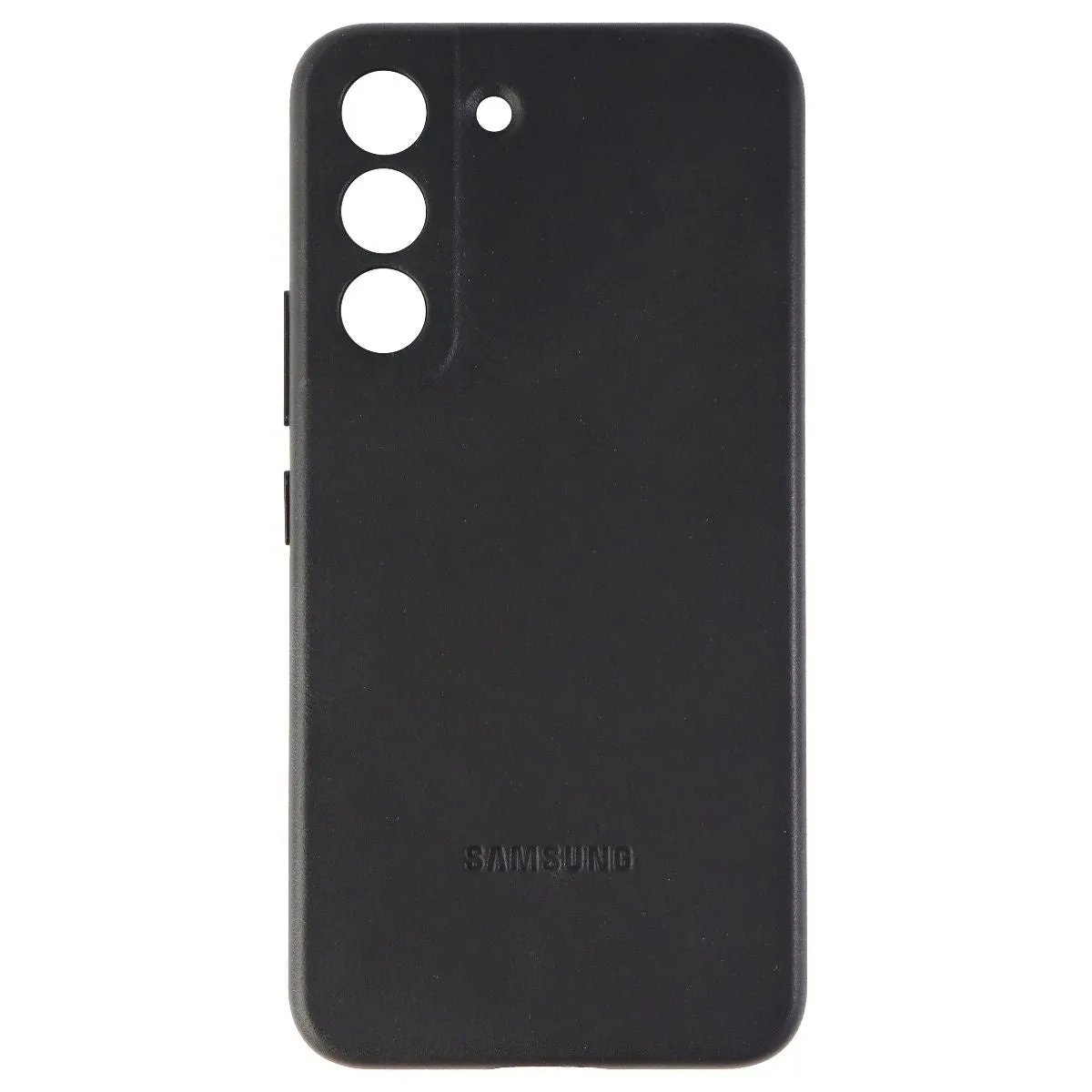 Samsung Leather Cover Case for Galaxy S22 - Black (EF-VS901LBEVZW)