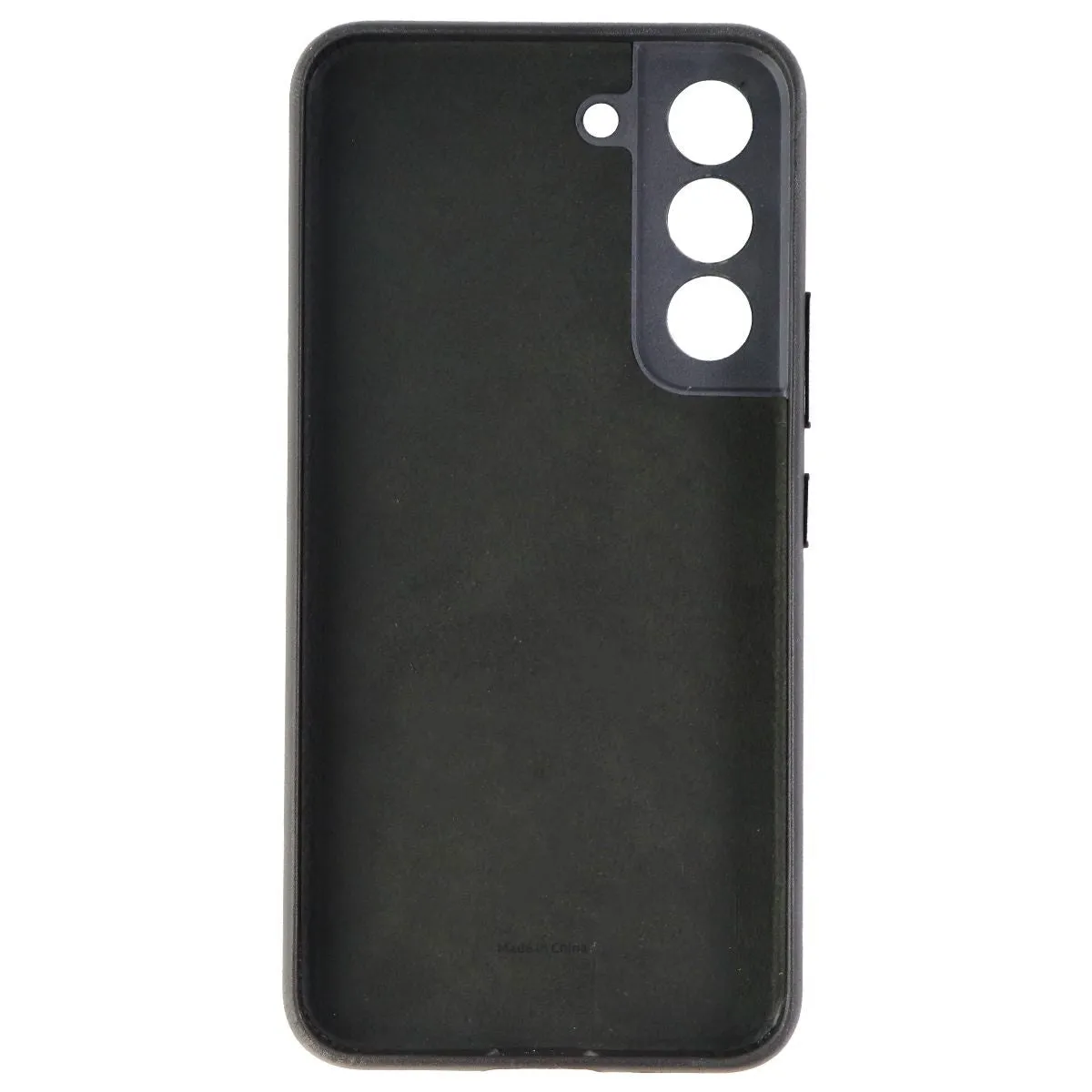 Samsung Leather Cover Case for Galaxy S22 - Black (EF-VS901LBEVZW)