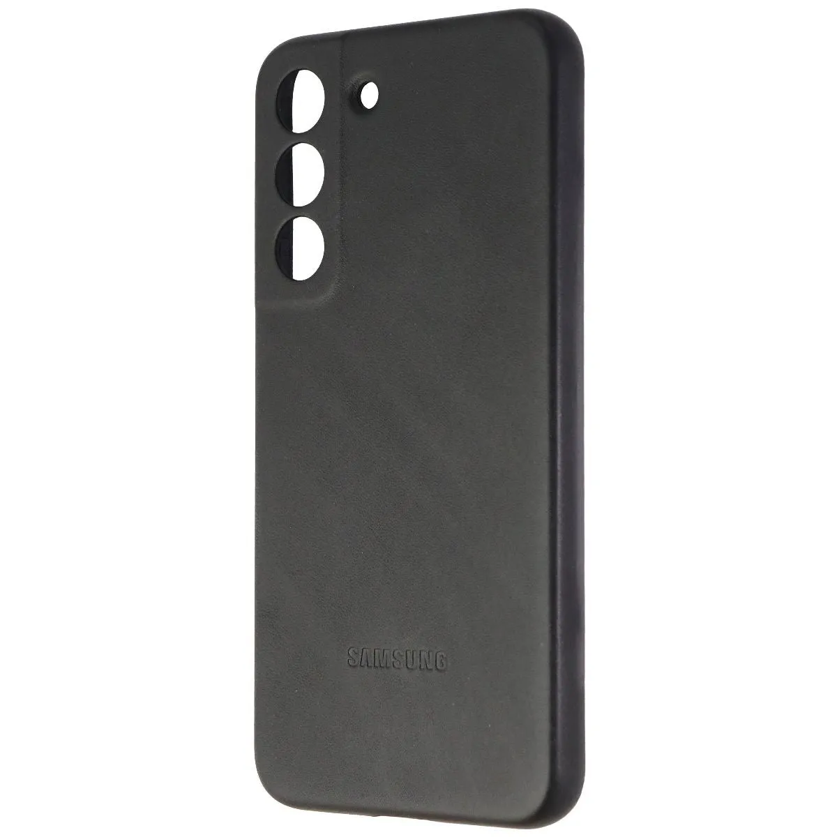 Samsung Leather Cover Case for Galaxy S22 - Black (EF-VS901LBEVZW)