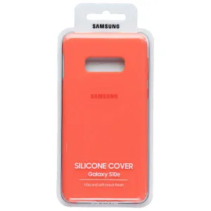 Samsung Official Silicone Cover for Galaxy S10e - Coral Red