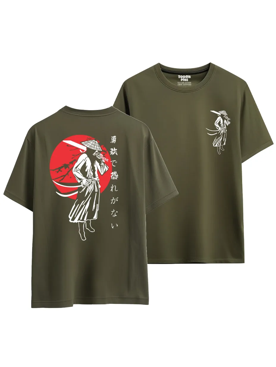 Samurai Warrior Plus Size T-shirt