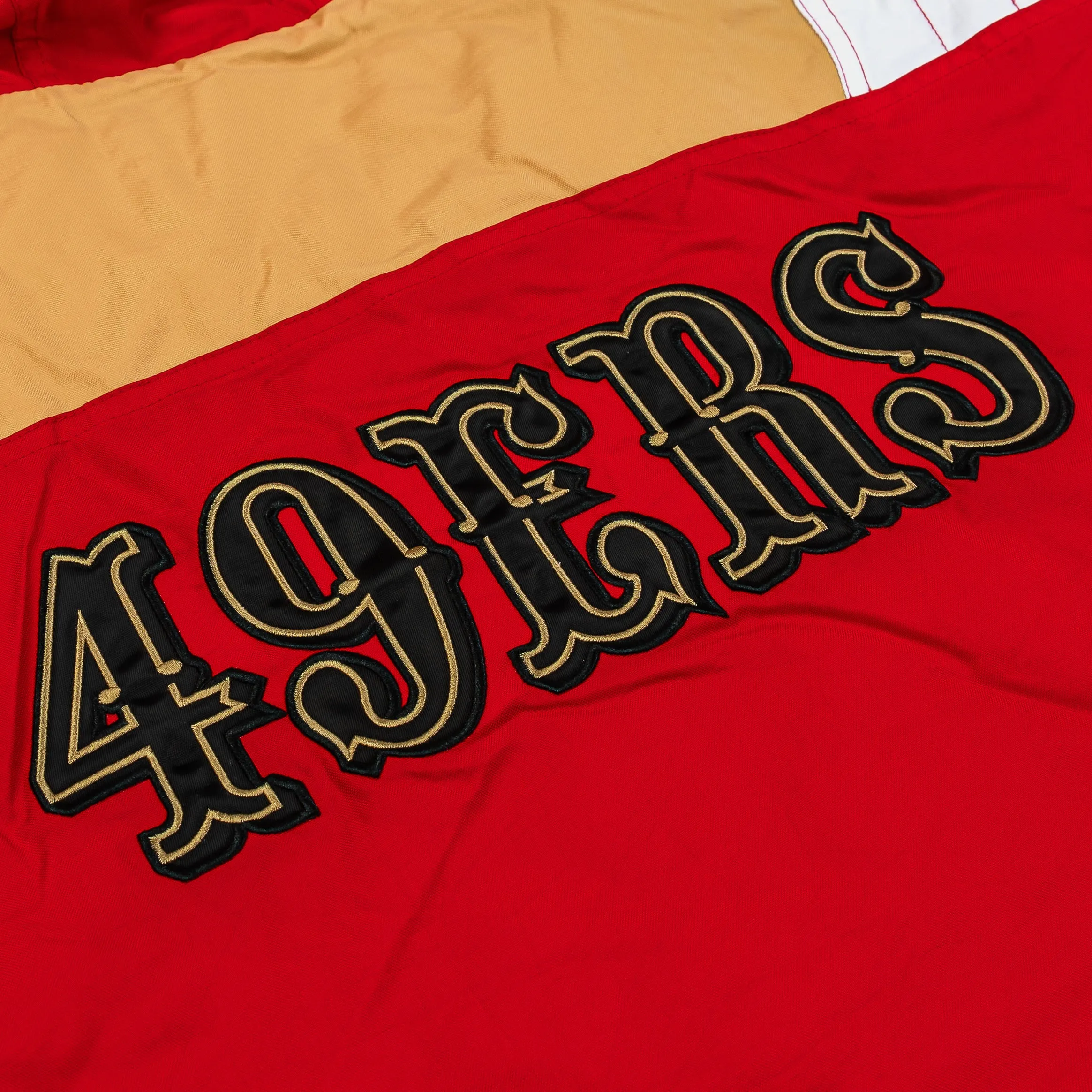 San Francisco 49ers Pullover Mens Hoodie (Red/Gold)