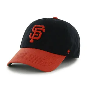 San Francisco Giants 47 Brand Franchise Alternate Logo Black Orange Hat Cap