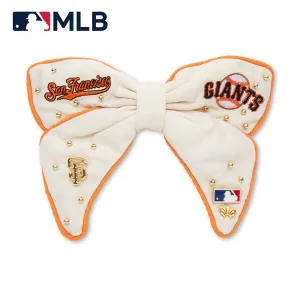 SAN FRANCISCO GIANTS LELE SADOUGHI / MLB IVORY BOW BARRETTE