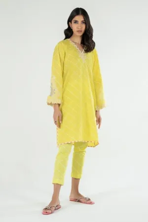 Sana Safinaz - Yellow Kurta - SS22BSP108