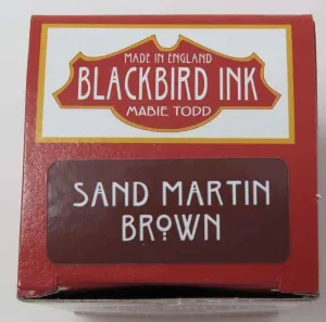 Sand Martin Brown Fountain Pen Ink