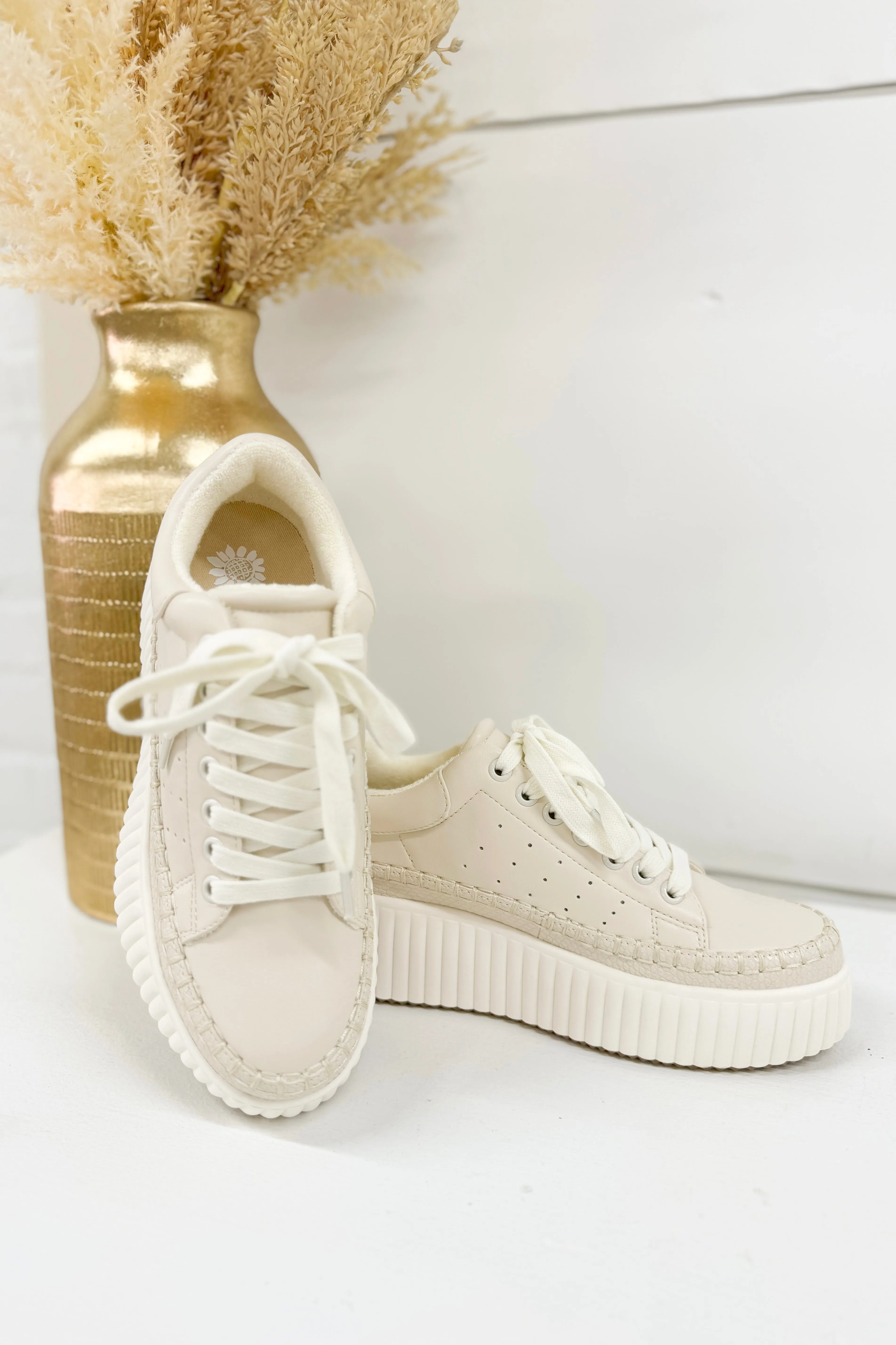 Sand Mayson Platform Sneaker