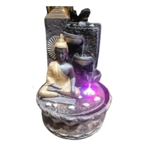 Sangam Homes Buddha Water Fountain for Indoor & Outoor Home Decor (1Ft x 6inch).