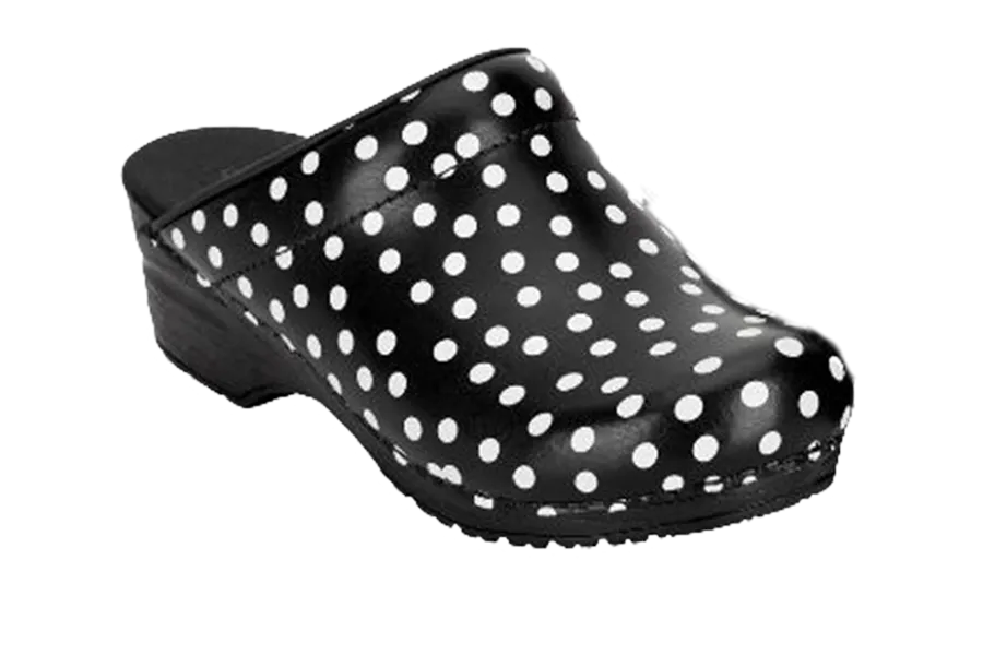 Sanita San Flex comfort clogs - White dots