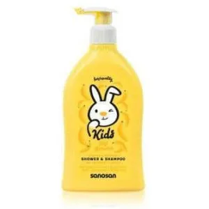 Sanosan Kids Shampoo & Shower Gel Banana (Sls Free) 400 Ml