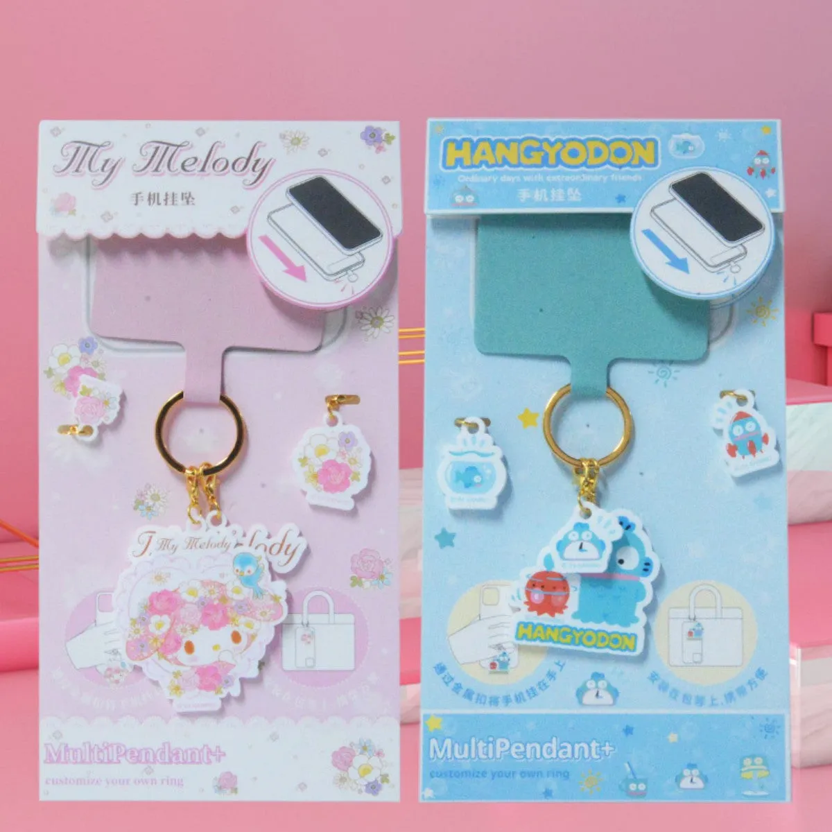 Sanrio Characters Phone Strap Keychain ZP002