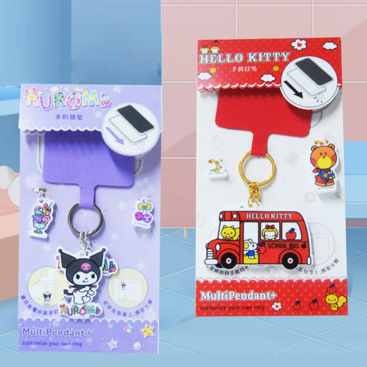 Sanrio Characters Phone Strap Keychain ZP002