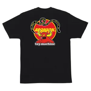 Santa Cruz Bronson x Toy Machine Graphic T-Shirt - Black