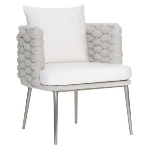 Santa Cruz Outdoor Arm Chair, Nordic Grey