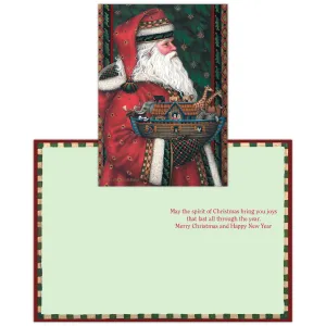 Santa Holding Ark - Boxed Christmas Cards