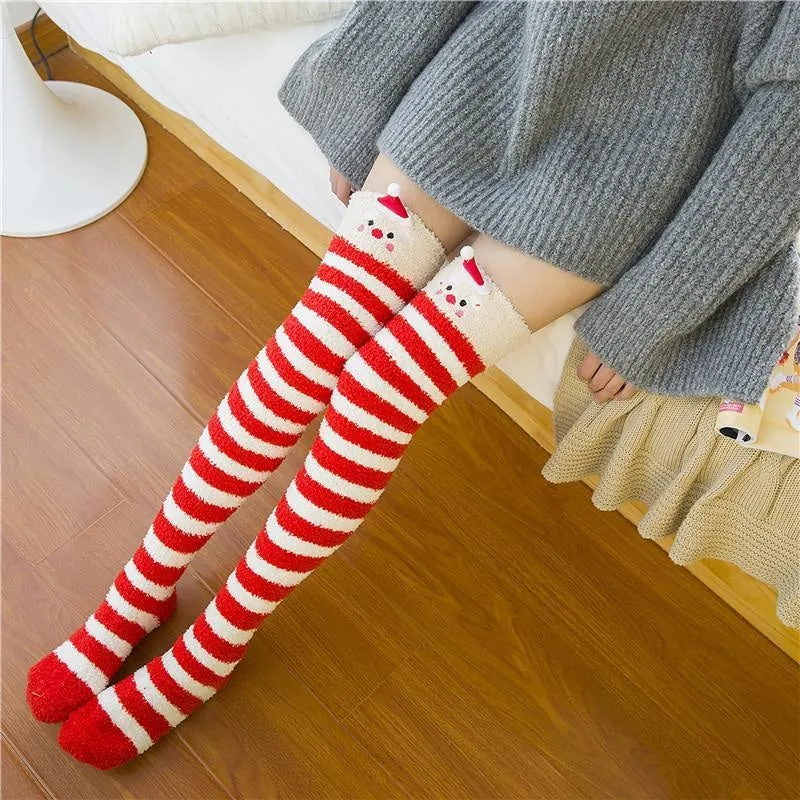 Santa Thigh Highs