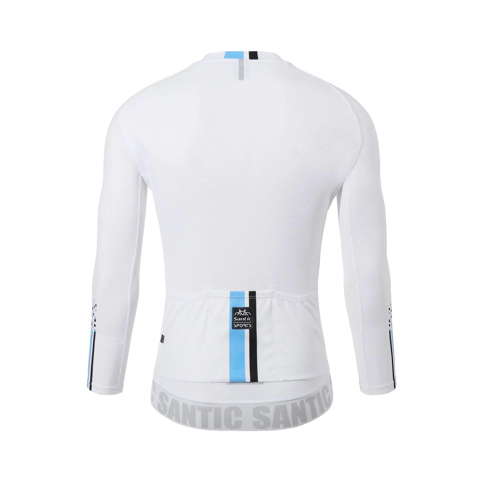 Santic Karen White Men Cycling Jersey Long Sleeve