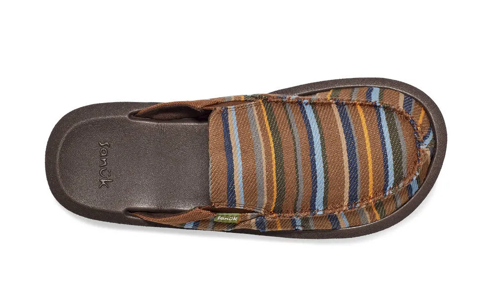 Sanuk Mens You Got My Back ST Blanket Brown Multi