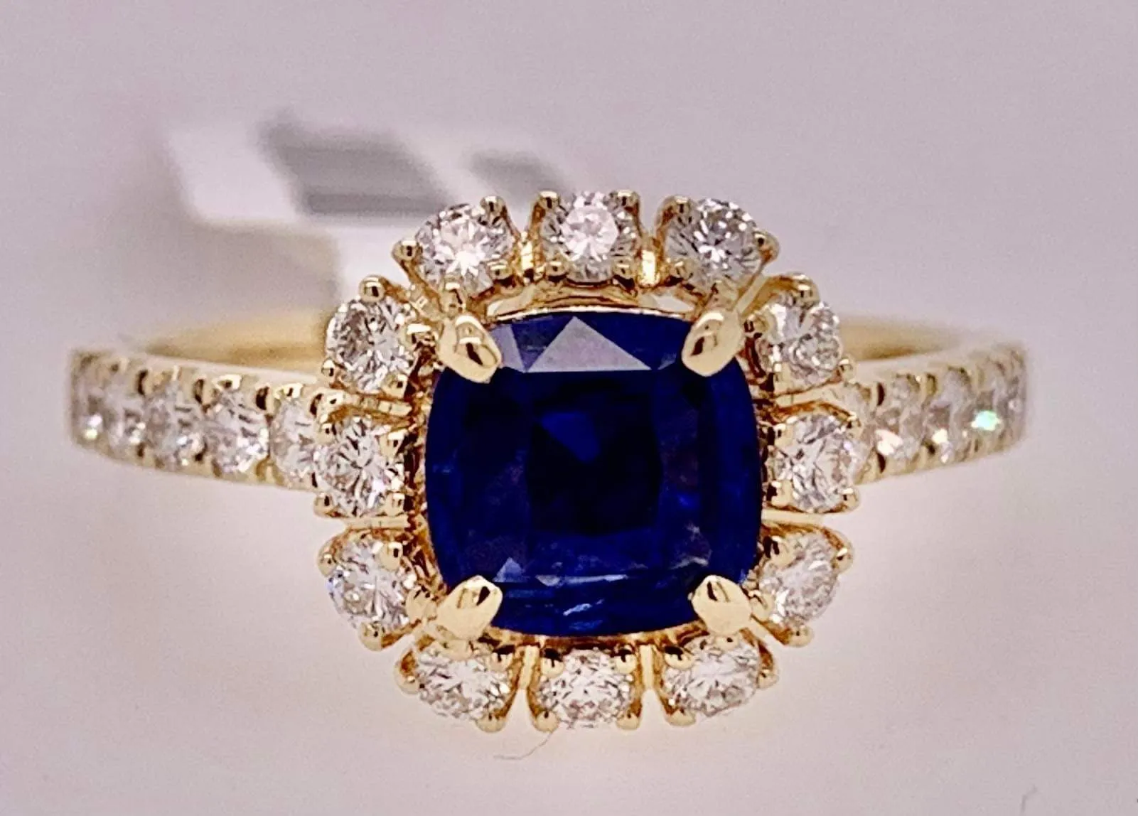 Sapphire and Diamond Ring