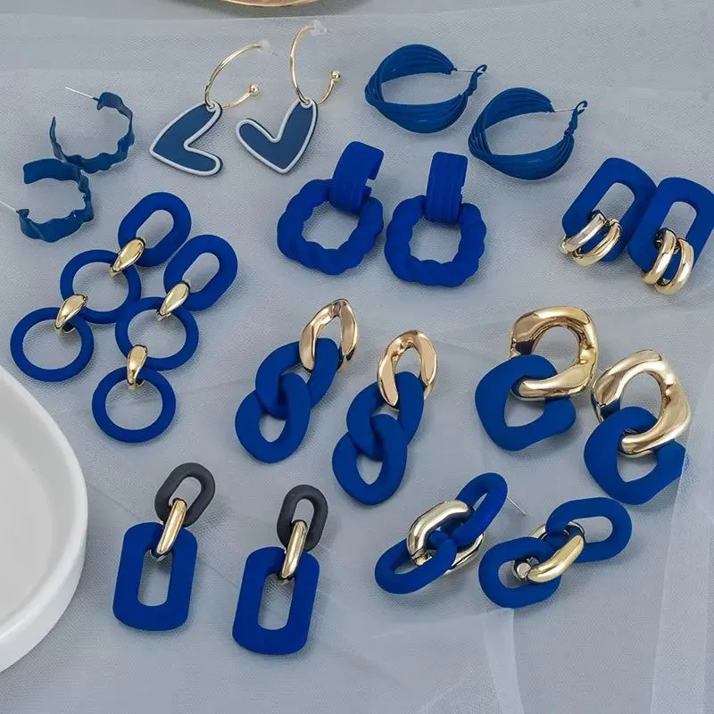 Sapphire Cascade Earrings Collection