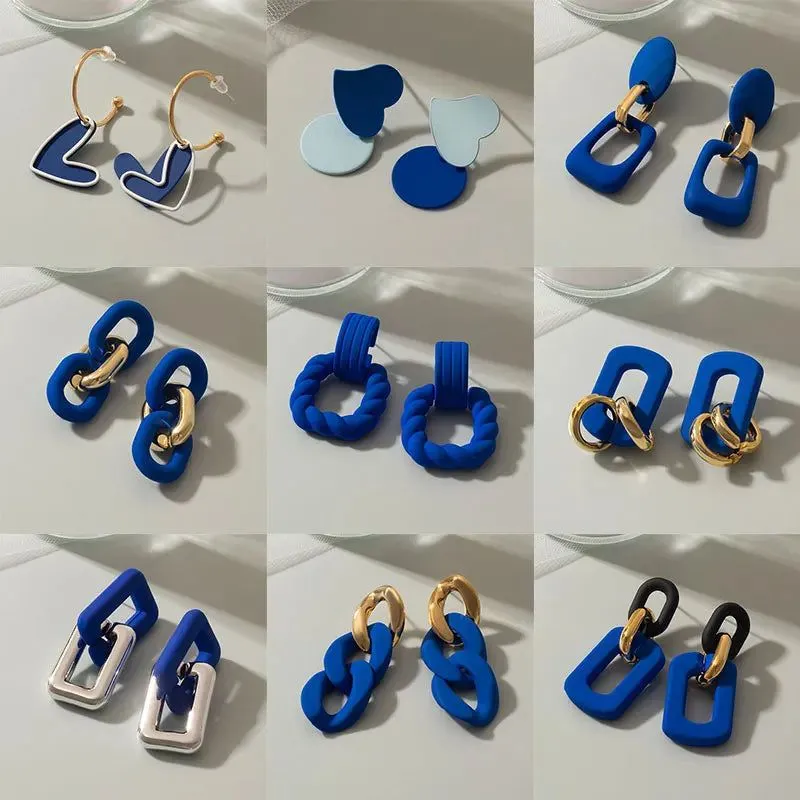 Sapphire Cascade Earrings Collection