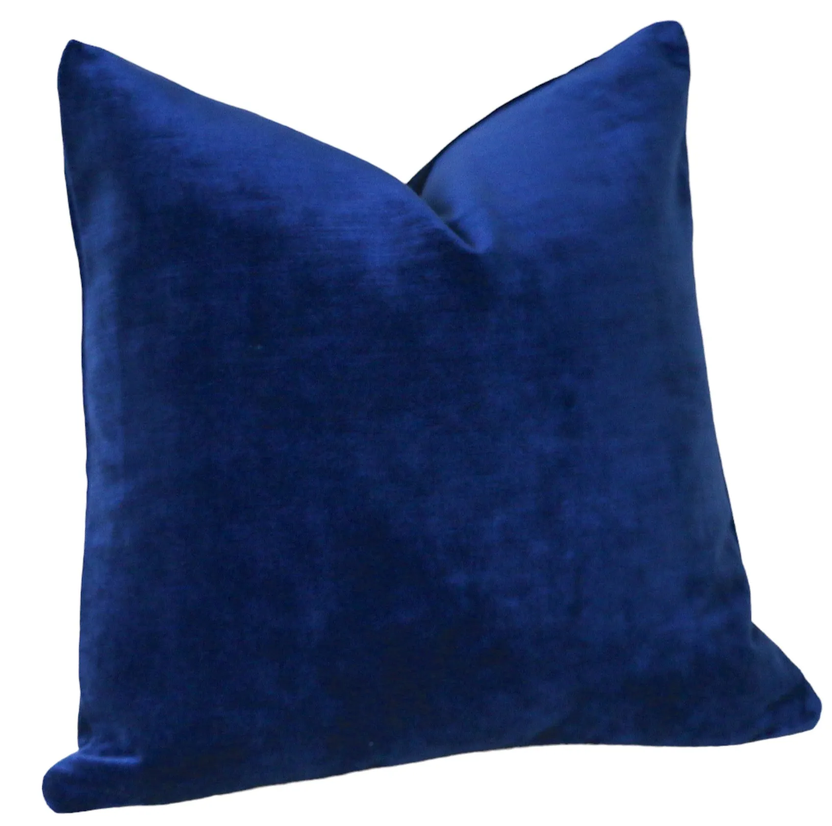 Sapphire   Velvet Pillow Cover / Dark Blue 20x20 Pillow Cover or 9 Other sizes/ Navy Blue Pillow / Dark Blue Pillow / Solid Blue Cushion Cover