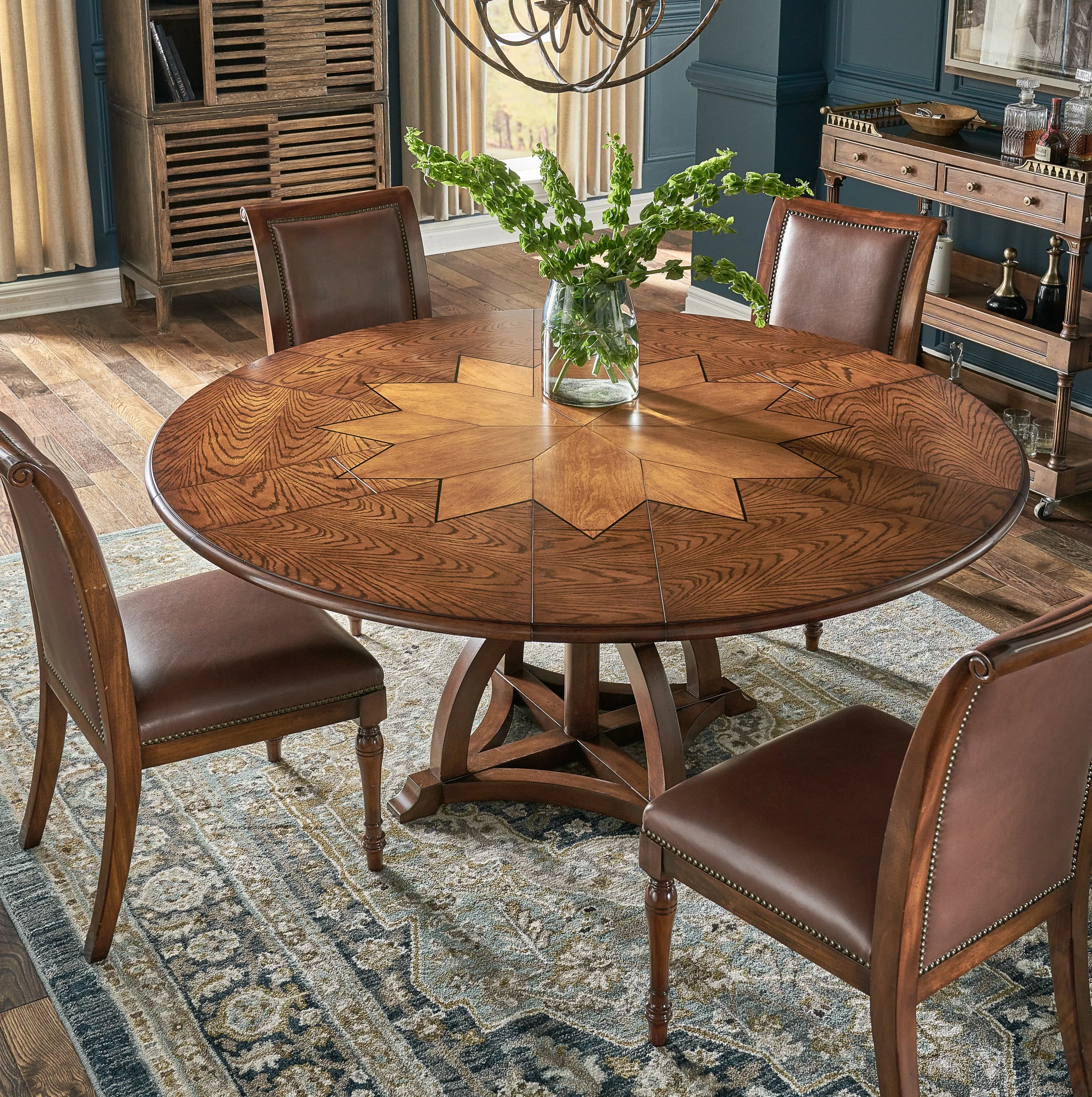 Sarreid - Austin Jupe Dining Table  Large - Brown - Traditional