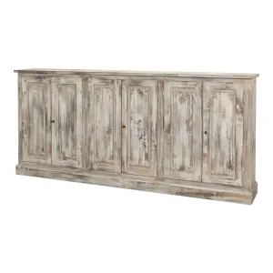 Sarreid - Bellagio Sideboard  96 Grey Oak - Grey - Traditional