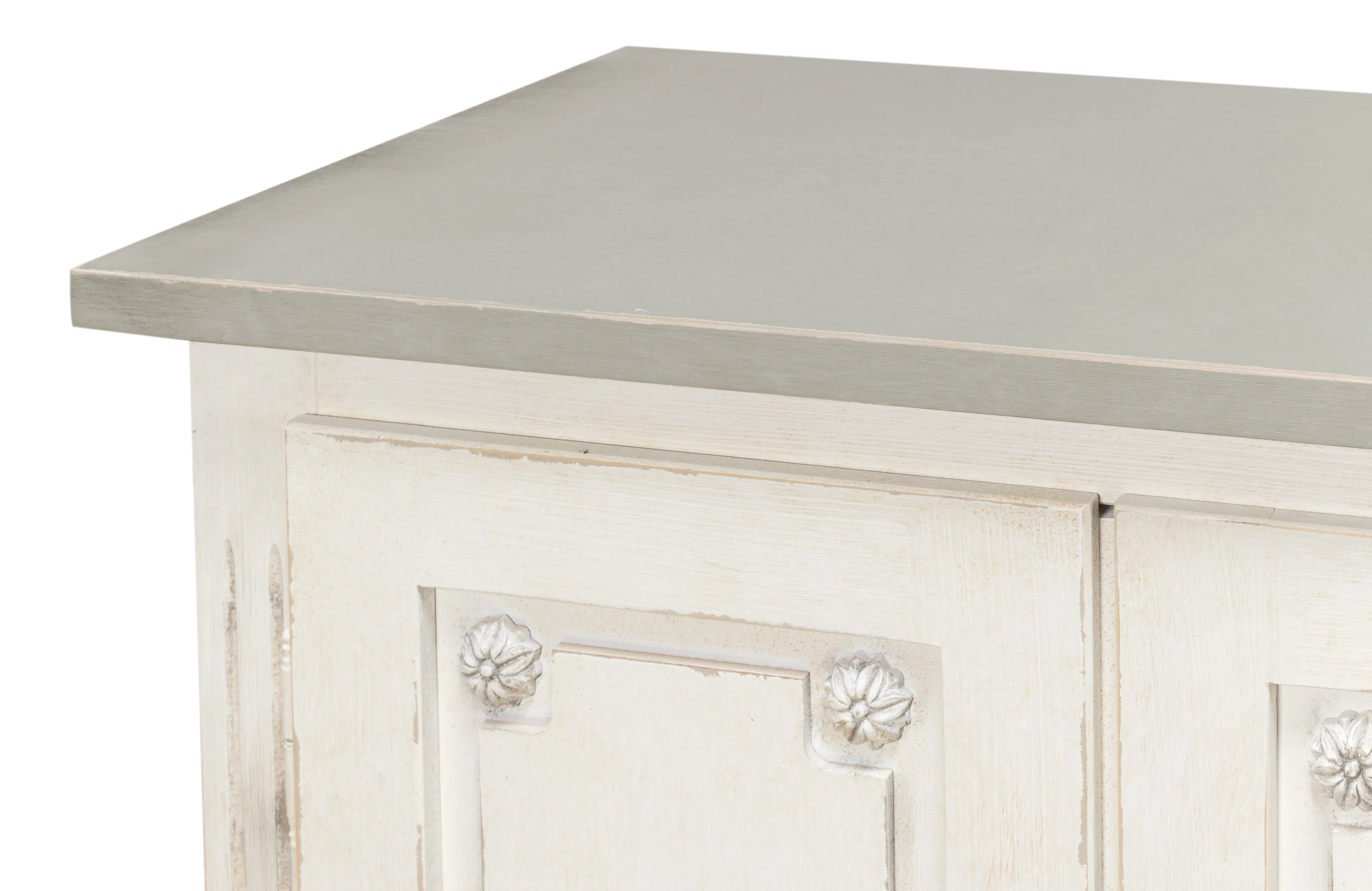 Sarreid - Bellagio Sideboard  96  White/Grey - Grey - Traditional