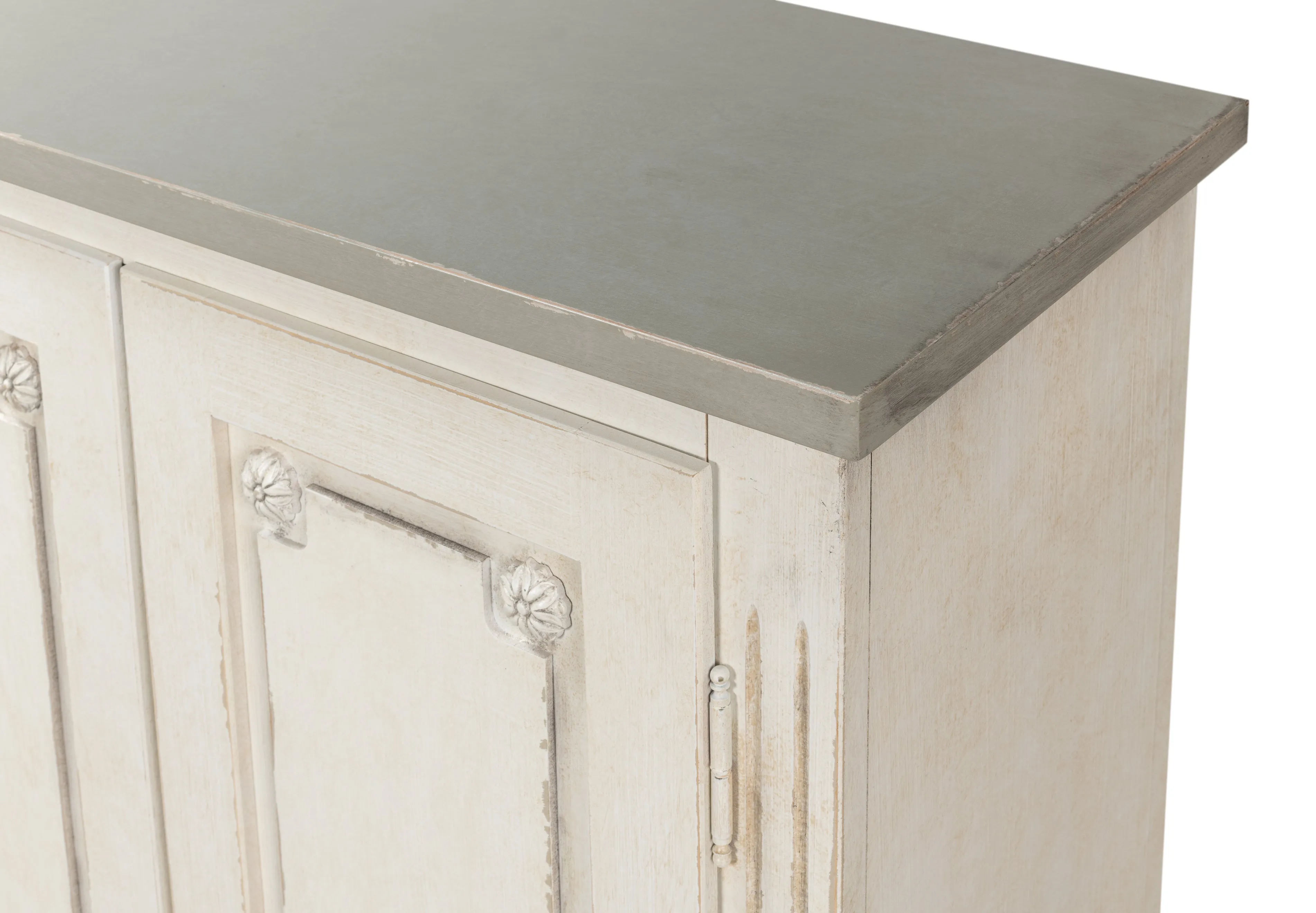 Sarreid - Bellagio Sideboard  96  White/Grey - Grey - Traditional