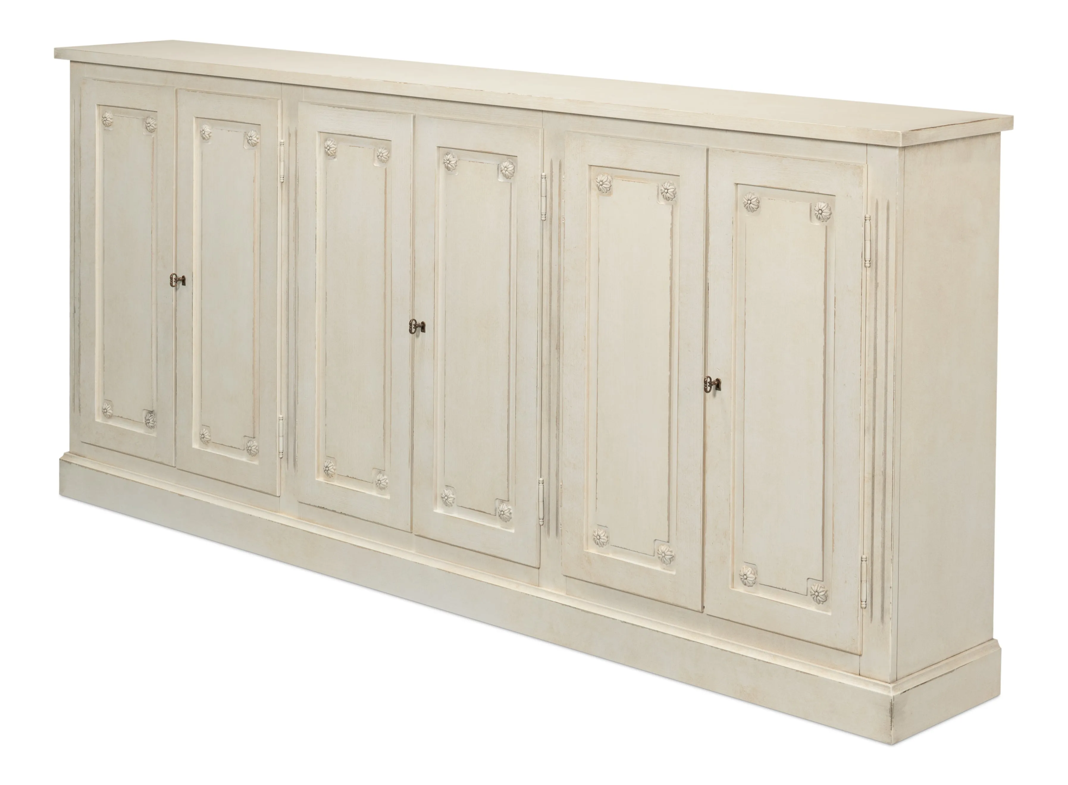 Sarreid - Bellagio Sideboard 96  White/White