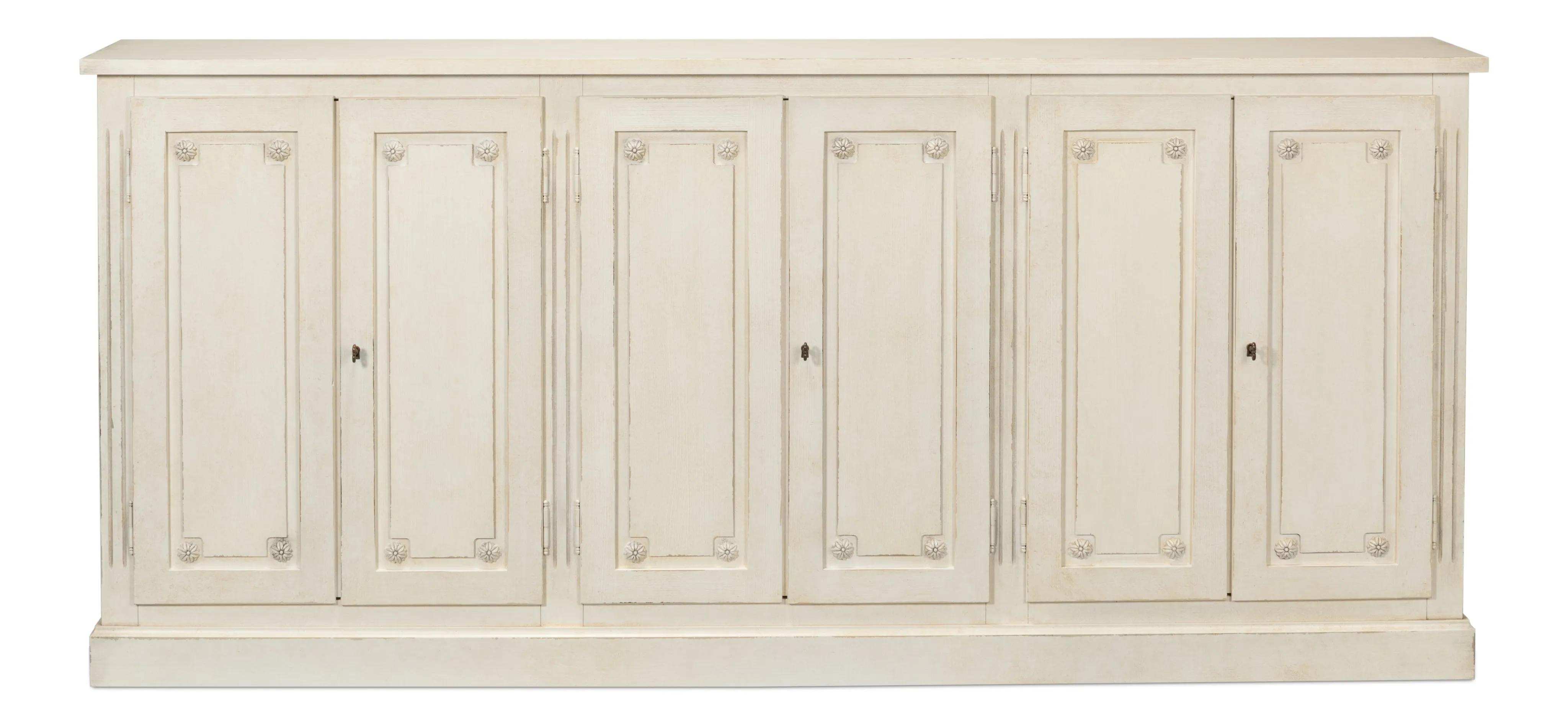 Sarreid - Bellagio Sideboard 96  White/White