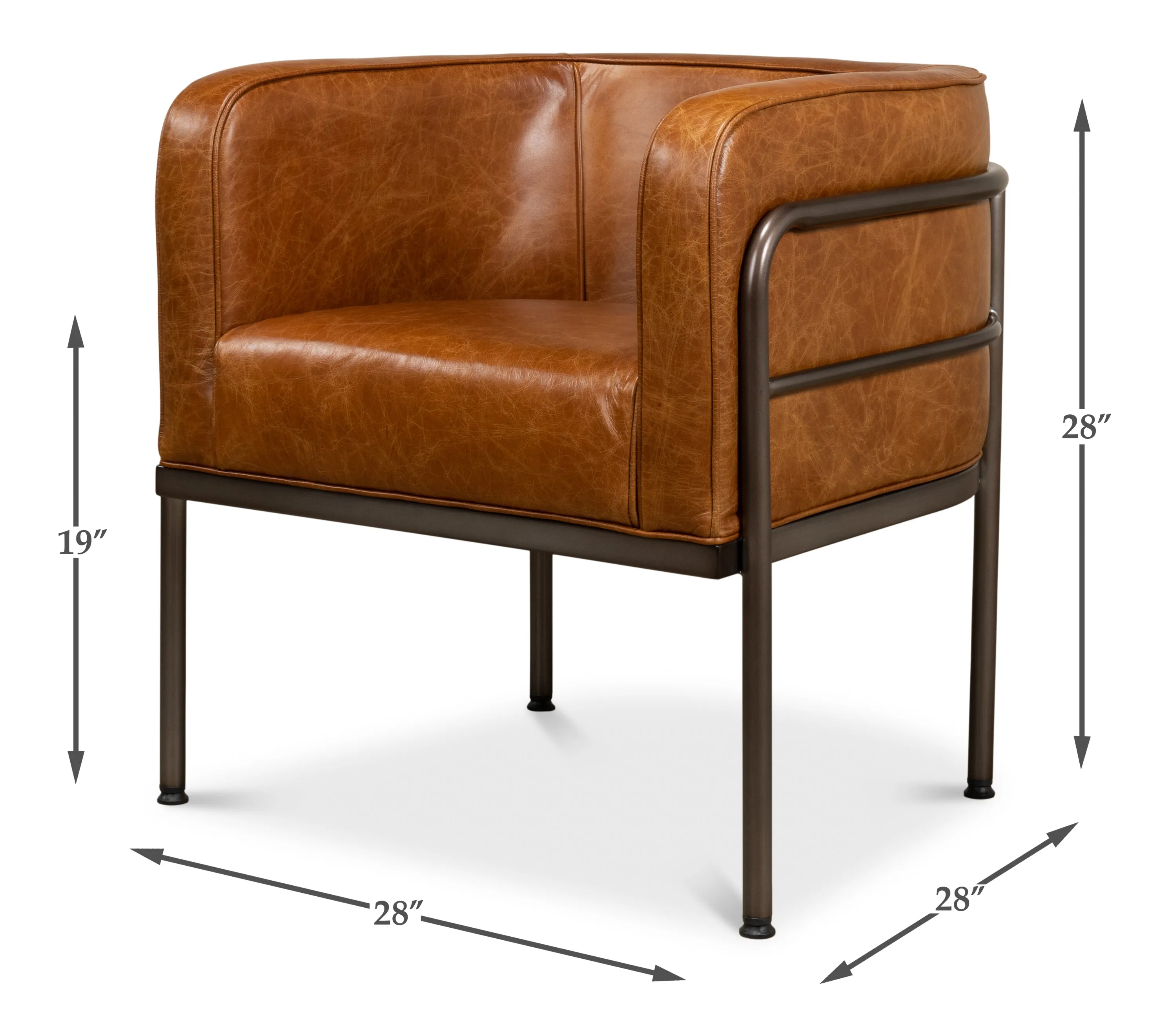 Sarreid - Breda Chair - Brown - Contemporary