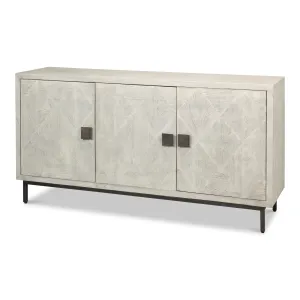 Sarreid - Bricka Three Door Sideboard - Grey - Traditional