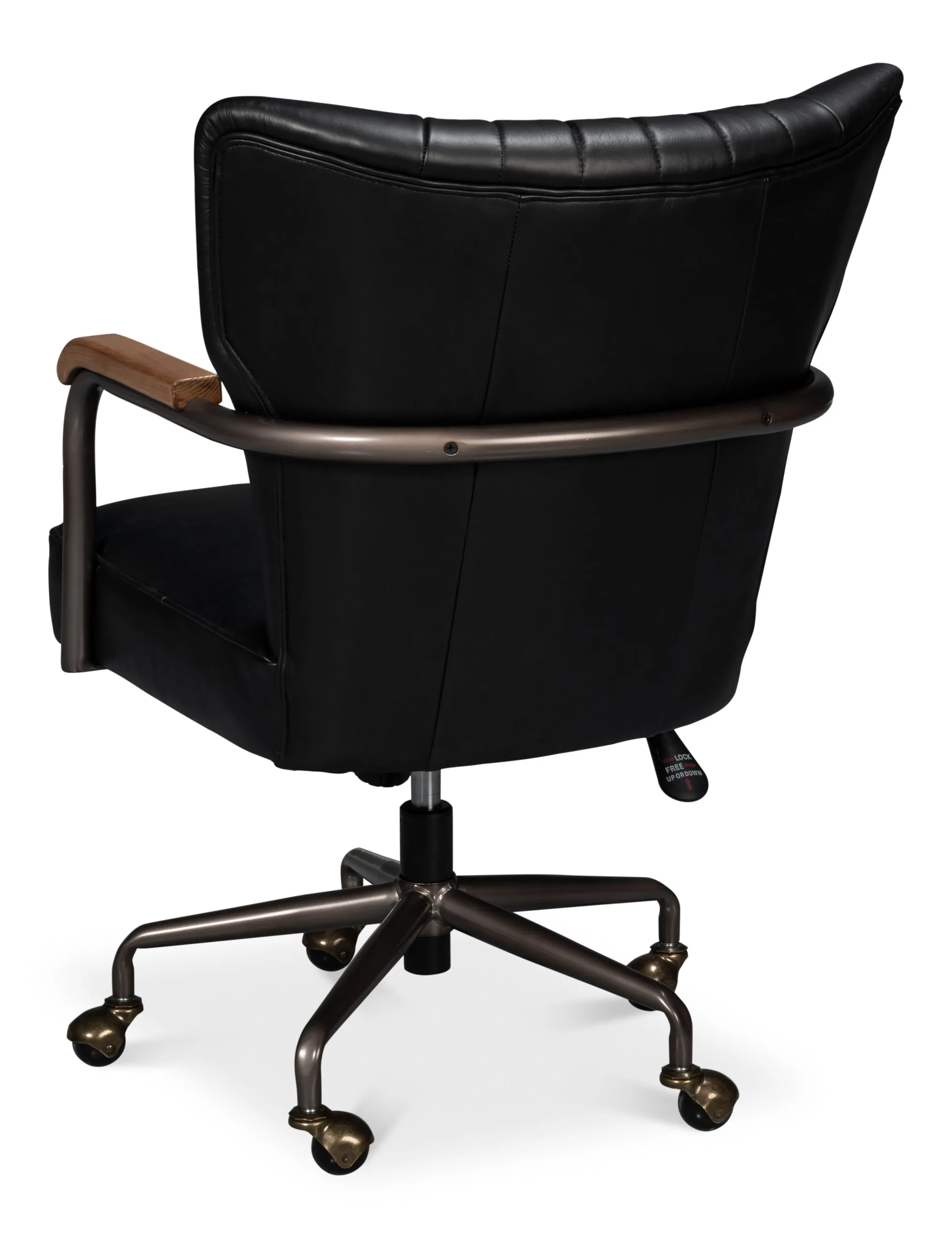 Sarreid - Brooks Swivel Chair  Onyx Black - Black - Traditional