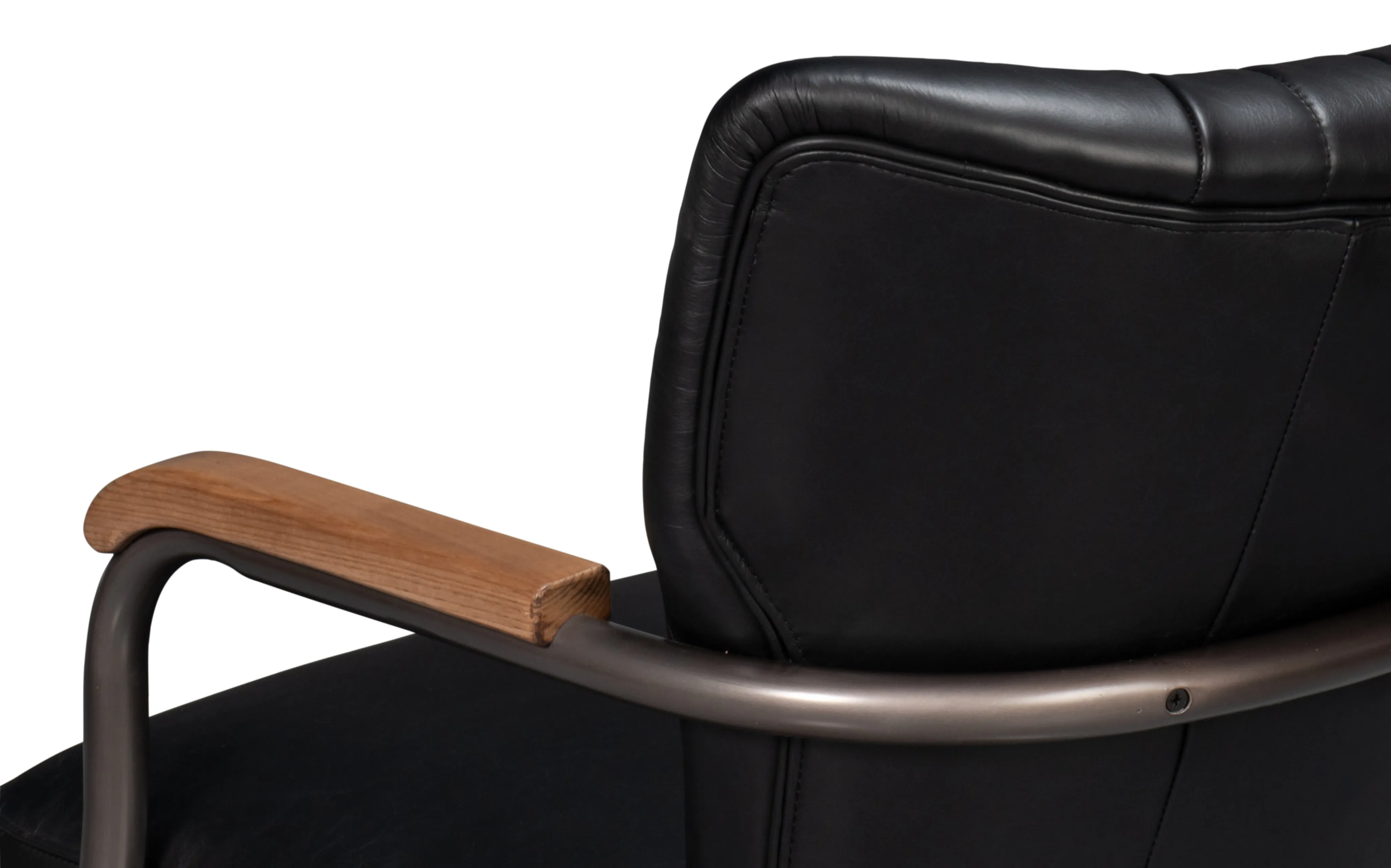 Sarreid - Brooks Swivel Chair  Onyx Black - Black - Traditional