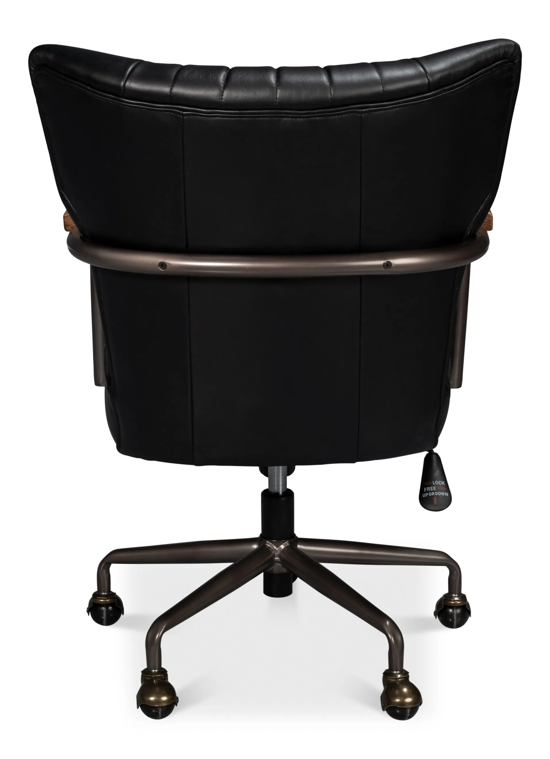 Sarreid - Brooks Swivel Chair  Onyx Black - Black - Traditional