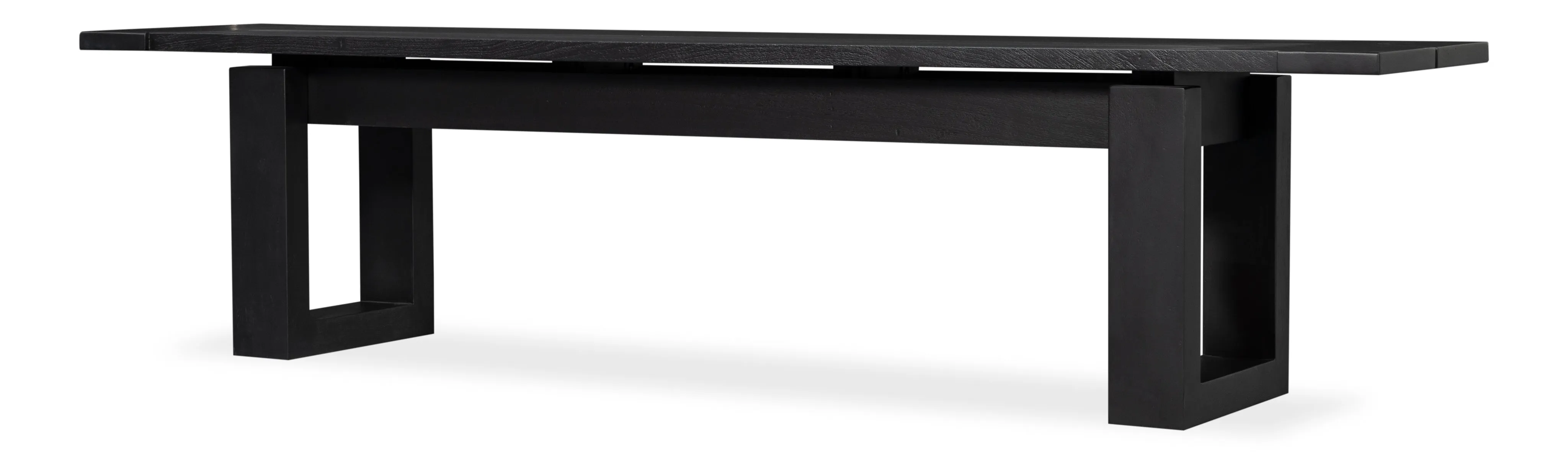 Sarreid - Bryce Wood Bench - Black - Traditional