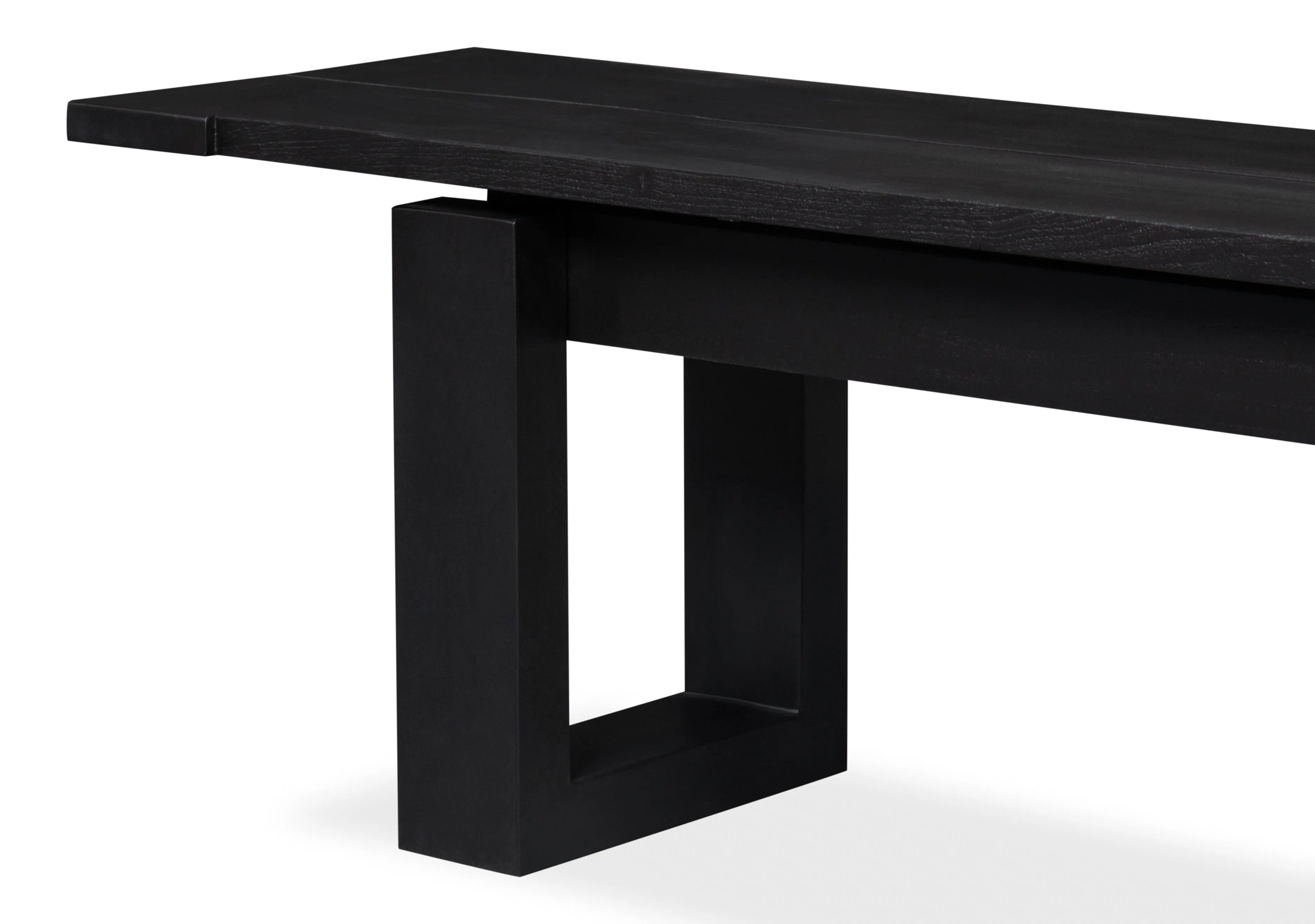 Sarreid - Bryce Wood Bench - Black - Traditional