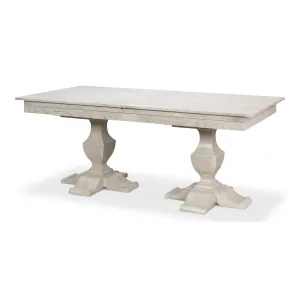 Sarreid - Cambiare Dining Table  Ivory Bianca - Ivory - Contemporary