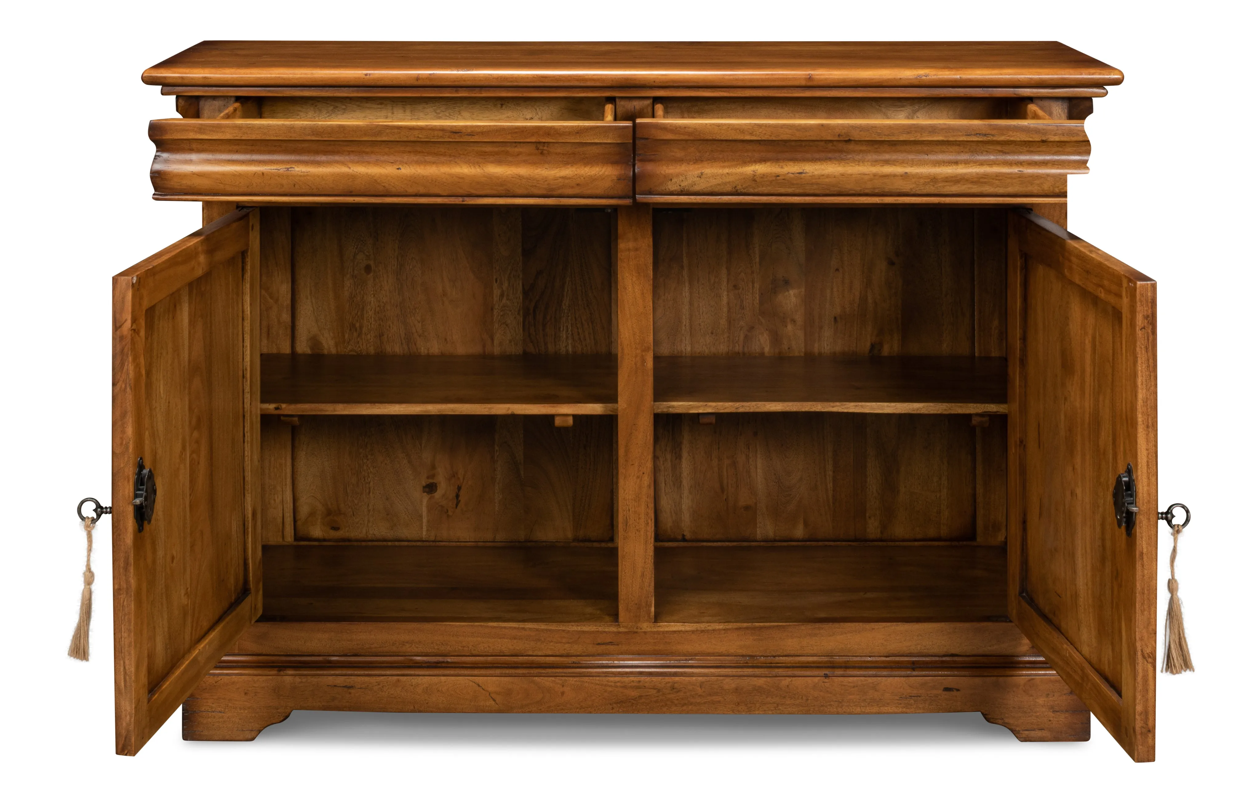 Sarreid - Charterhouse Cabinet  Fruitwood - Brown - Traditional