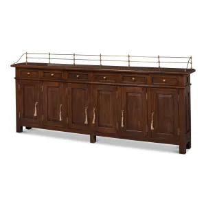 Sarreid - Covent Gardens Sideboard  Walnut - Brown - Traditional