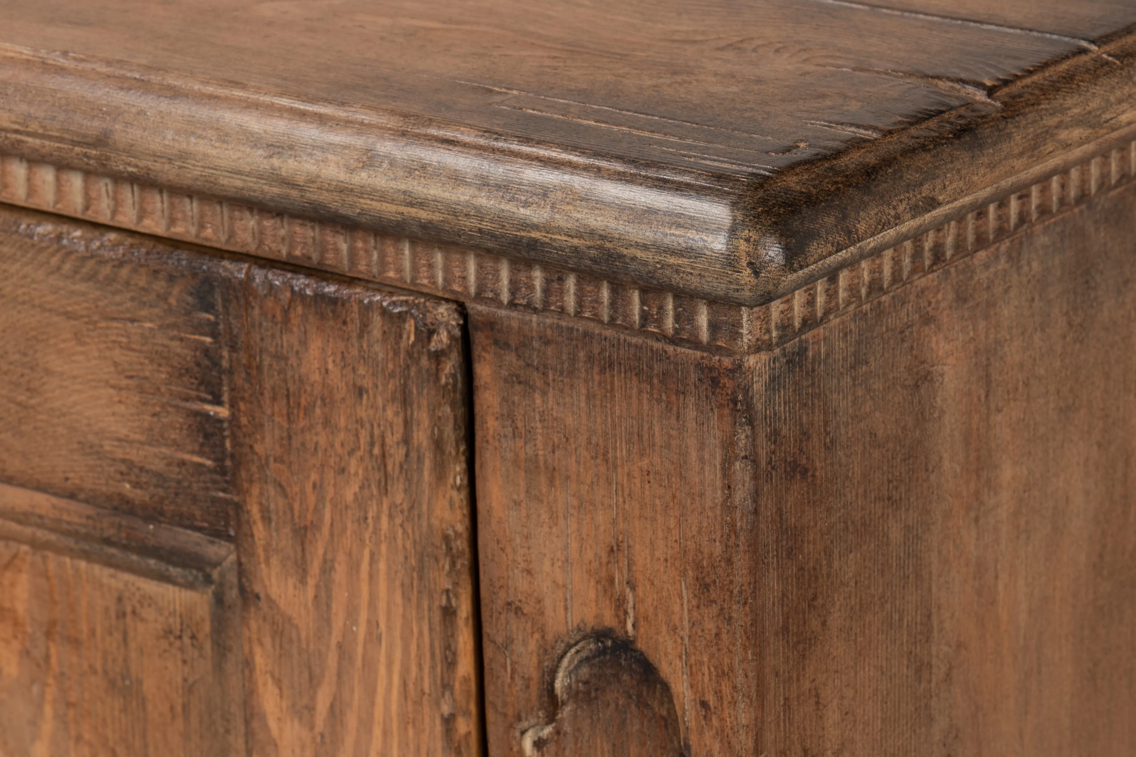 Sarreid - French Country Sideboard  Old Pine Stain - Tan - Traditional