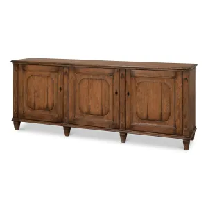 Sarreid - French Country Sideboard  Old Pine Stain - Tan - Traditional